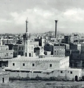 Foto antigua de Alejandría, ciudad de nacimiento de Konstantino Kavafis, del 1870. Público Dominio