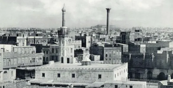Foto antigua de Alejandría, ciudad de nacimiento de Konstantino Kavafis, del 1870. Público Dominio
