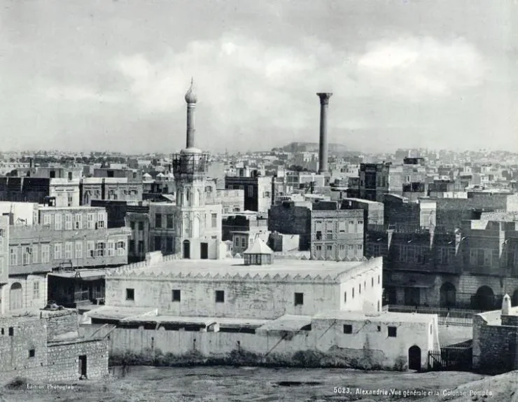 Foto antigua de Alejandría, ciudad de nacimiento de Konstantino Kavafis, del 1870. Público Dominio